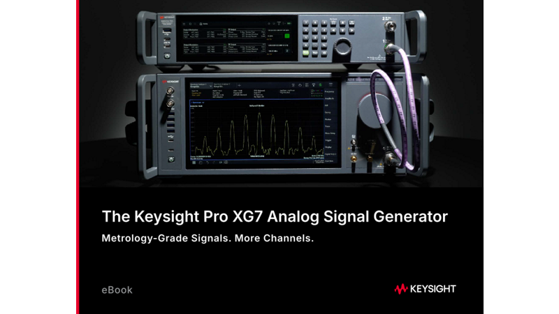 The Keysight Pro XG7 Analog Signal Generator